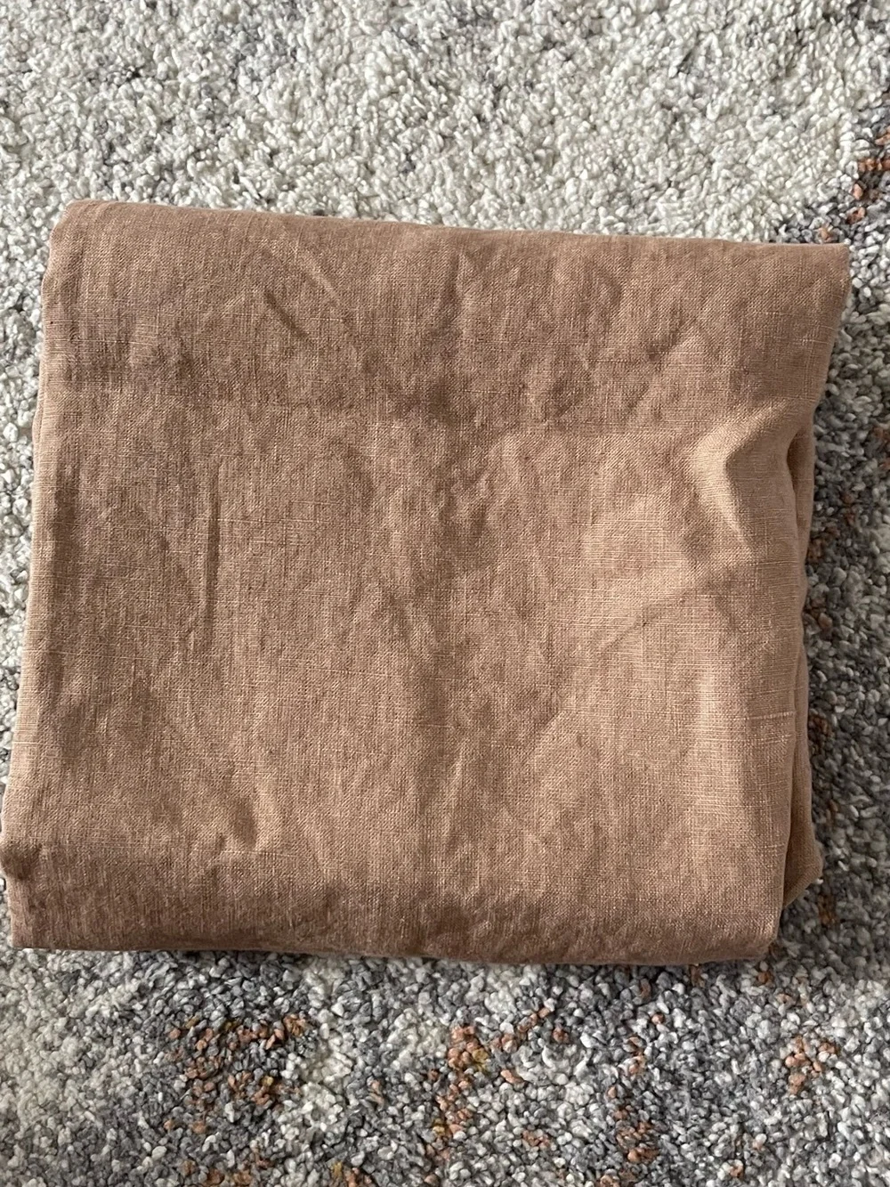 NWOT Quince European Linen Euro Sham, 26 X 26 (Latte) *2 available